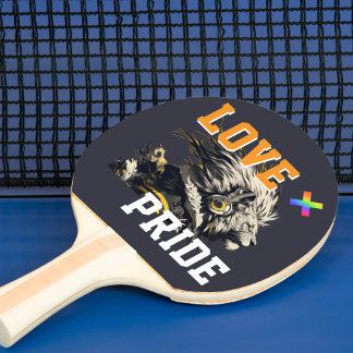LOVE × LION Ver. A - Custom スケートボード Tischtennis Schläger