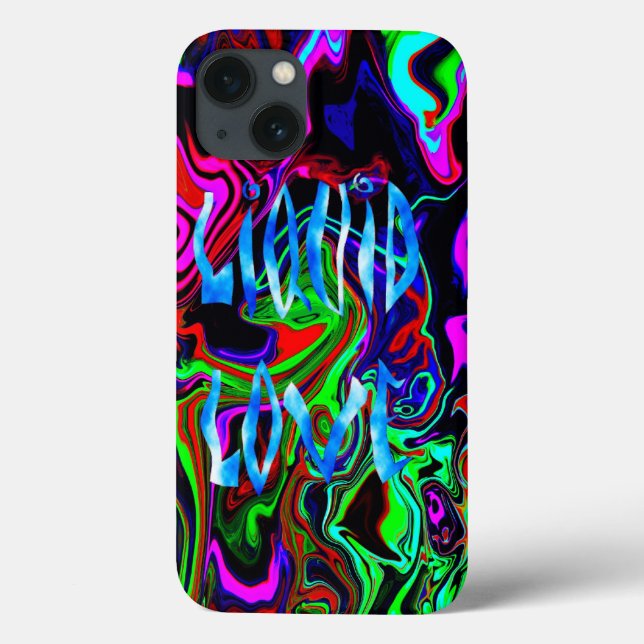 Love Liquid ~ iPad Plastic 2/3/4 Coque (Verso)