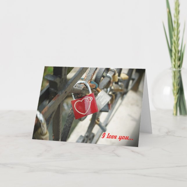 Love Lock - Carte (Devant)