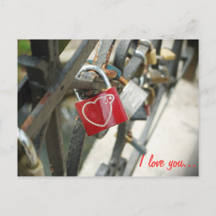 Love Lock - Carte postale