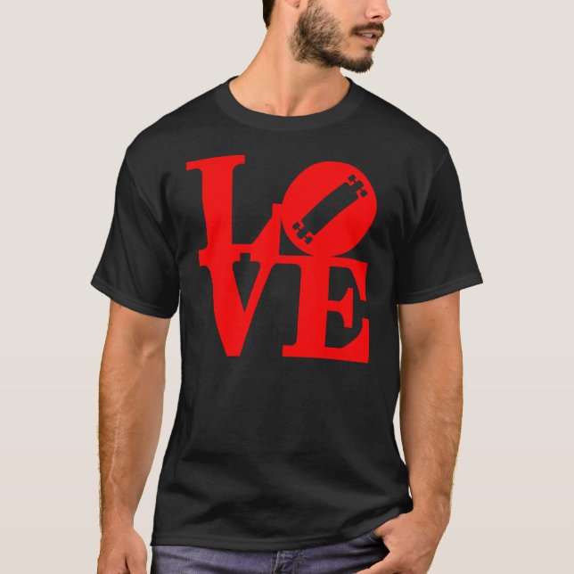 love_longboard_red T-Shirt (Vorderseite)