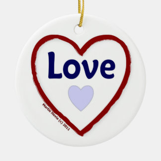 Love Love Keramikornament