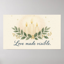 Love Made Visible — Christmas Poster
