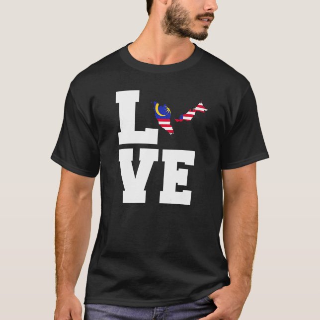 Love Malaysia   T-Shirt (Vorderseite)