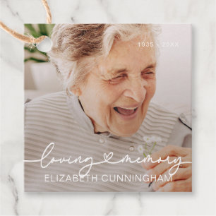 Love Memory Moderne Elegantes Herz Foto Gedenkstät Geschenkanhänger
