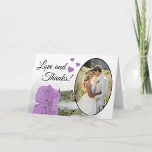 Love & Merci Elegant Lilac Purple Rose Mariage
