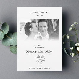 Love & Merci Mariage Floral Whimsical Script