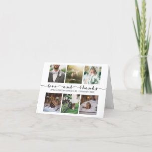 Love & Merci Typographie Mariage Minimaliste Photo