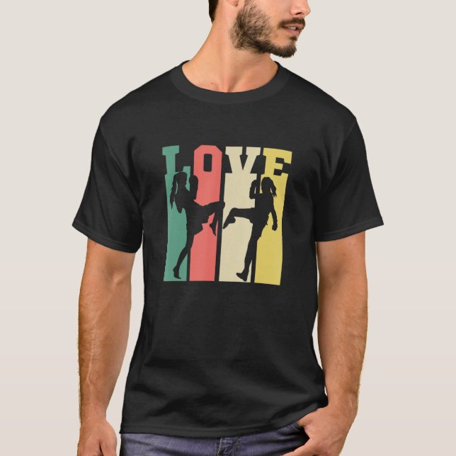 Love Muay Thai Boxing MMA T-Shirt (Vorderseite)