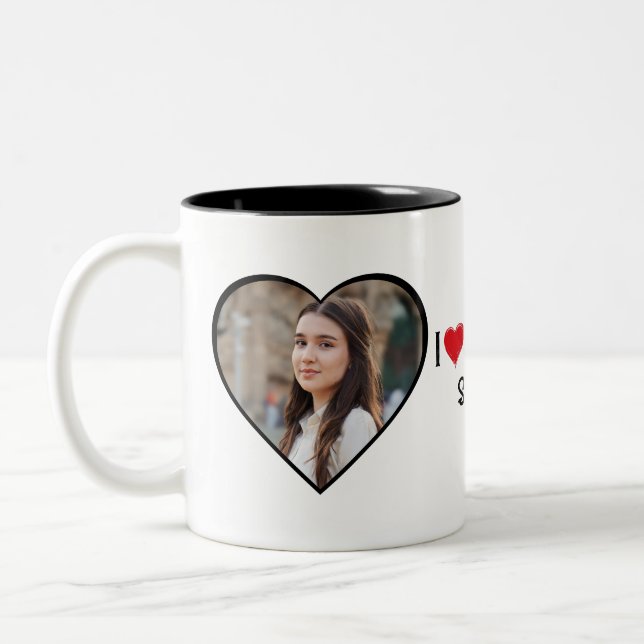 Love Mug Custom I Love My Girlfriend Mug (Gauche)