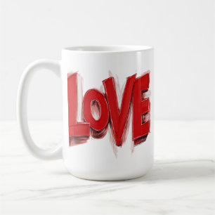 LOVE Mug, Mug cadeau design, cadeau pour la Saint-