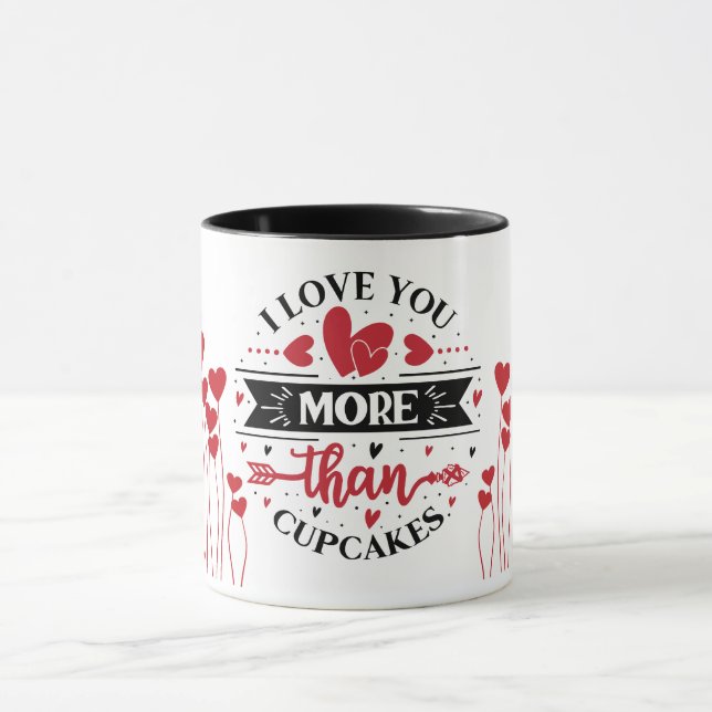 Love Mug, Valentine's Day Gift Coffee Mug  (Centre)