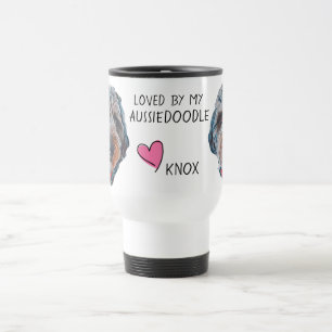 LOVE MY AUSSIEDOODLE COFFEE MUG REISEBECHER