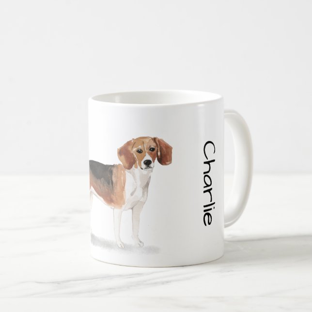 Love my Beagle Kaffeetasse (VorderseiteRechts)