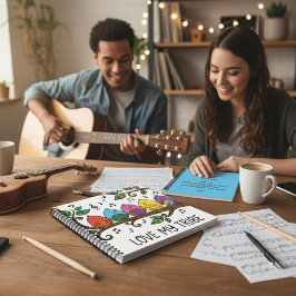 Love My Tribe Personalized Spiral Notebook Notizbuch