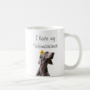 Love My Weimaraner Mug Tournesol Artistique
