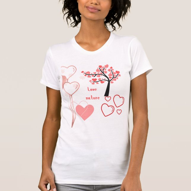 LOVE NATURE DESIGN T-SHIRT (Devant)