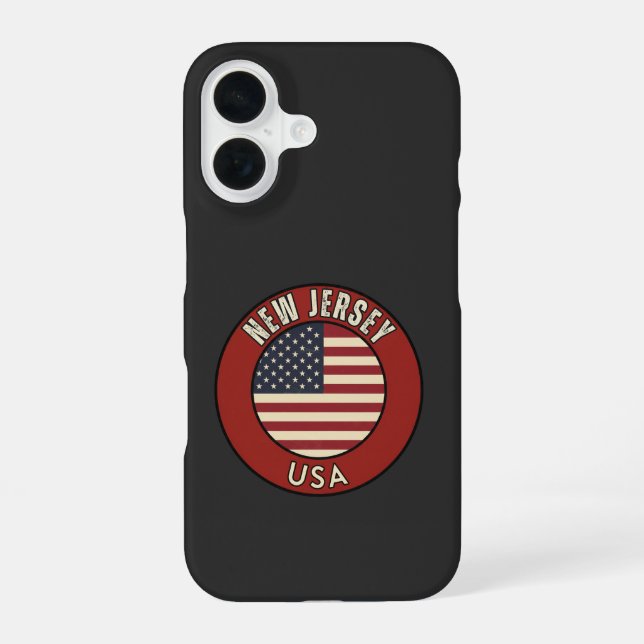 Love New Jersey - Cute NJ State Souvenir iPhone 16 Hülle (Rückseite)