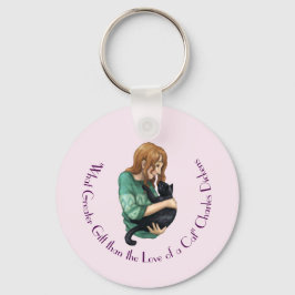 "Love of a Cat" Key Ring Schlüsselanhänger