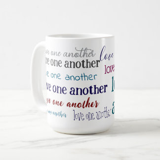 Love one another coffee mug
