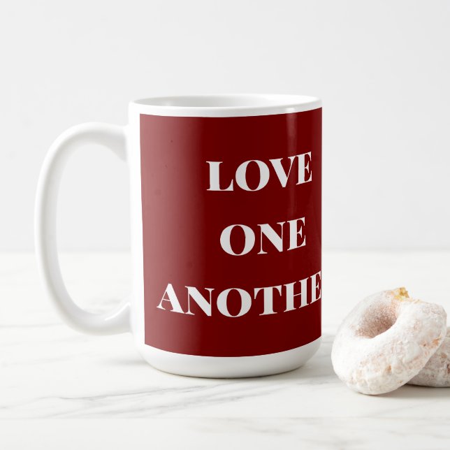 Love one another  coffee mug (Avec donut)