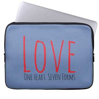 Love - One Heart. Seven Forms Electronics Bag Laptopschutzhülle