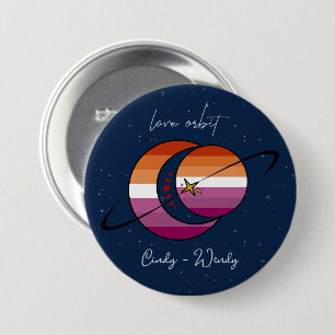 Love Orbit Universum Sonne & Mond Sonnenuntergang Button