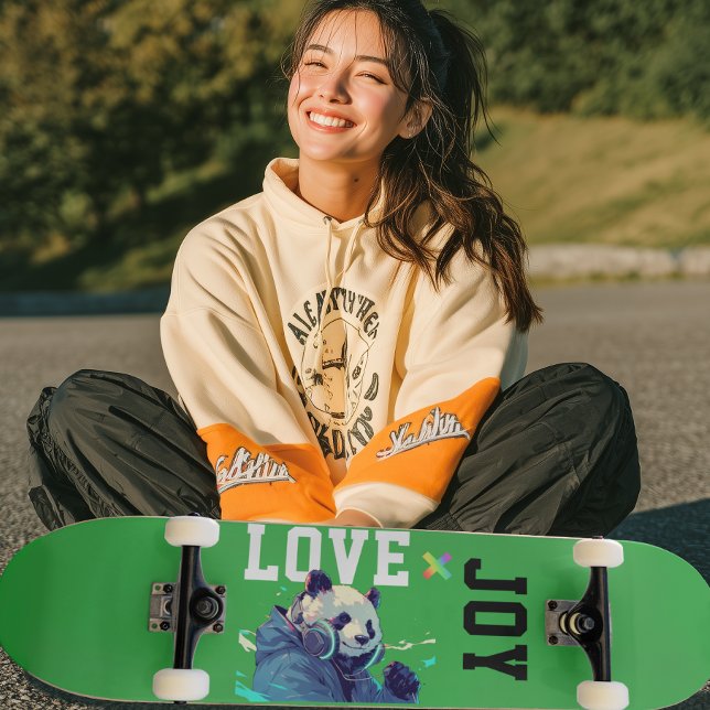 LOVE × PANDA - Custom Skateboard (■Trucks and wheels are customization options and are not included in the price.)