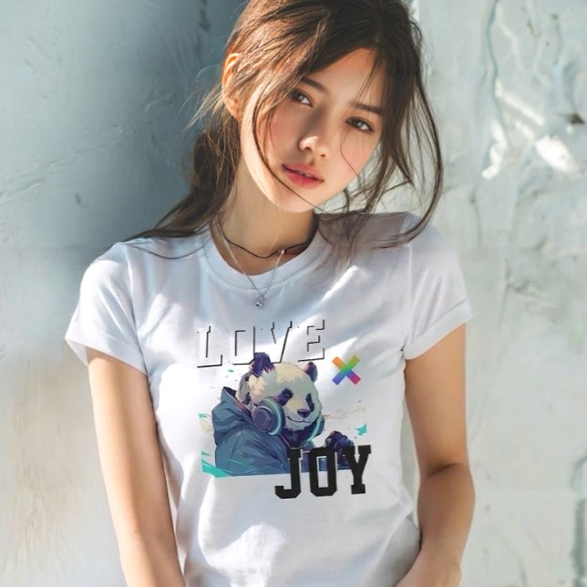 LOVE × PANDA - Custom T-Shirt (Von Creator hochgeladen)