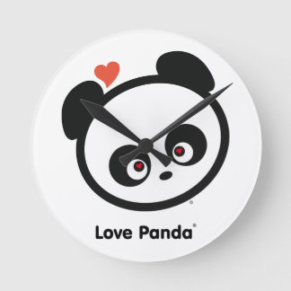 Love Panda® Runde Wanduhr