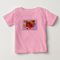 Love Patchwork Herz Glitter Word Art Shirts