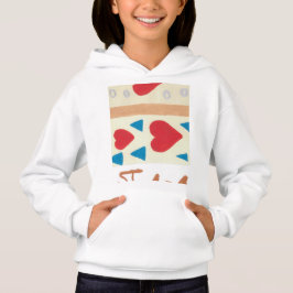 Love Path Mädchen Fleece Pullover Kapuzenpullover