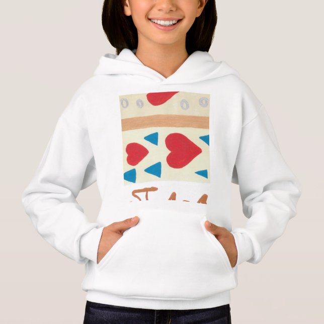 Love Path Mädchen Fleece Pullover Kapuzenpullover (Vorderseite)