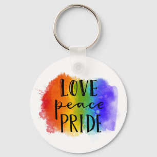 Love Peace Pride Schlüsselanhänger