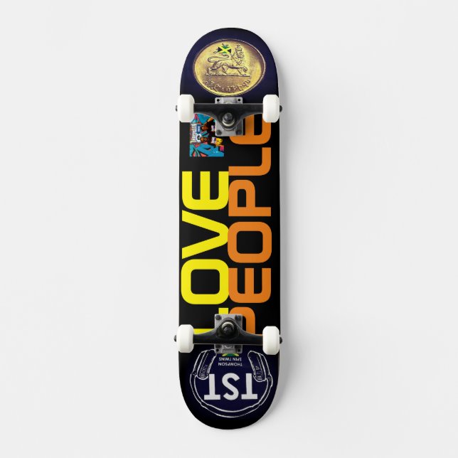 LOVE PEOPLE Skateboard (Vorderseite)