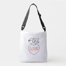 love pets Cross-Body Bag Tragetaschen Mit Langen Trägern