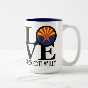 LOVE Prescott Valley 15oz Zweifarbige Tasse