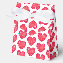 Love puzzle solved, red puzzle hearts watercolor