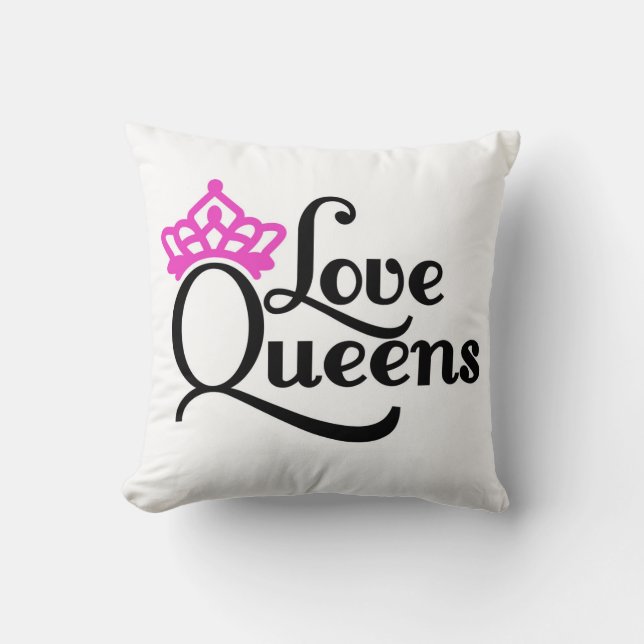 Love Queens Coussin décoratif (Recto)
