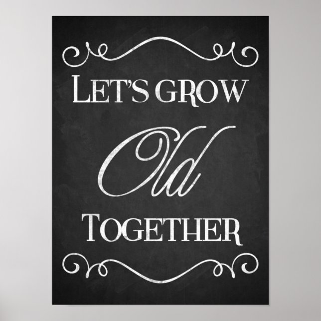 Love quote art tableau noir imprimé Valentine's da (Devant)