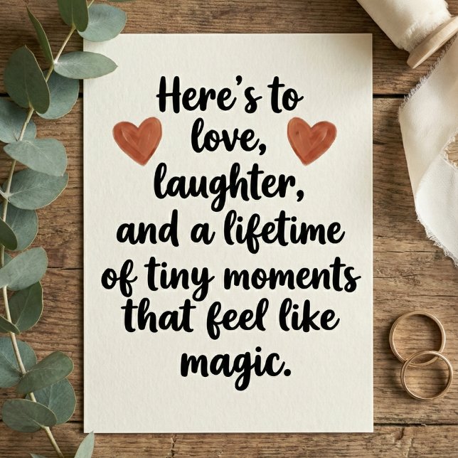 Love Quote Wedding Engagement Party Karte (Von Creator hochgeladen)