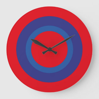 LOVE RED BLUE SPECIAL USA/EEUU by Masanser Große Wanduhr