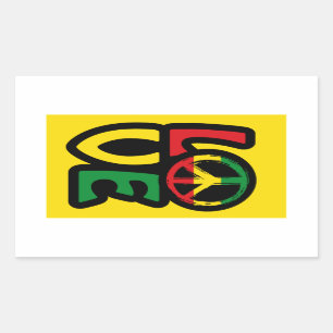 Love reggae music symbole de paix reggae stickers