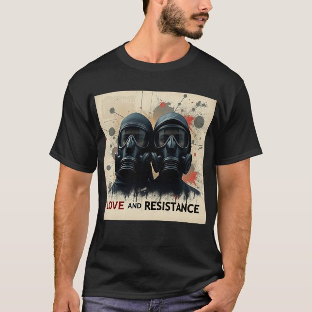 LOVE & RESISTANCE Modern Graphic 2 T-Shirt (Vorderseite)
