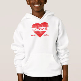Love & Romance Concept Design with Heart Elements Hoodie