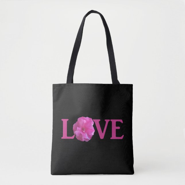 Love Sac fourre-tout rose (Devant)