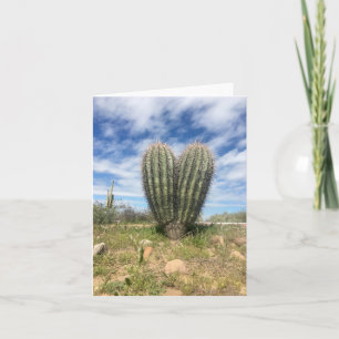 love saguaro notecard karte