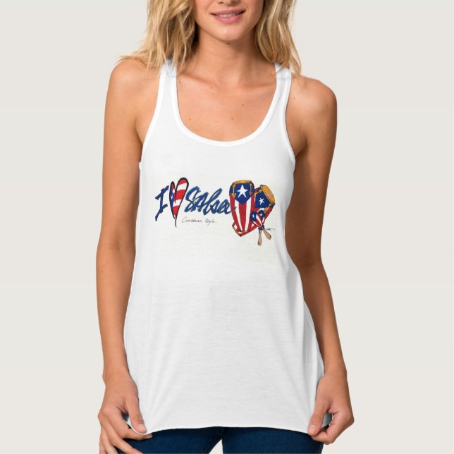 Love salsa tank top (Vorderseite)