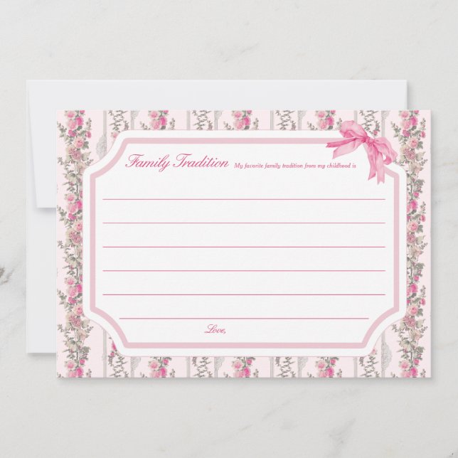 Love Shack Baby shower Family Tradition Cartes (Devant)