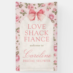 Love Shack Fiancee Junggesellinnenabschied Willkom Banner